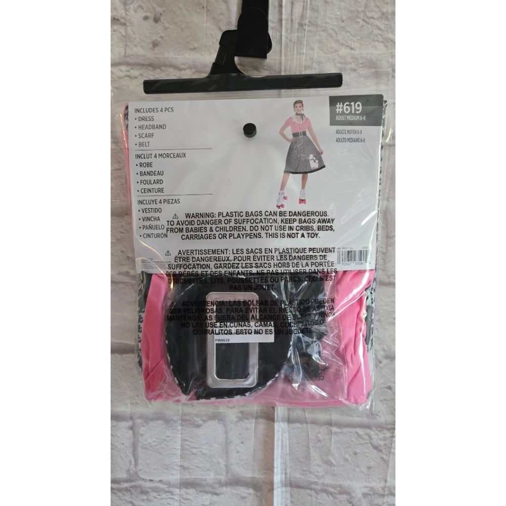 Retro Car Hop Cutie Roller Dinner Doll Style  Costume - Picture 5 of 9